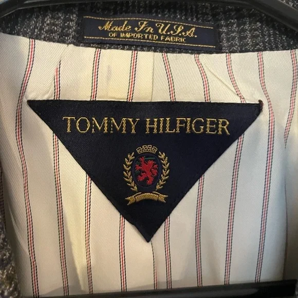 Vintage Tommy Hilfiger Men’s Blazer Gray - Picture 6 of 6